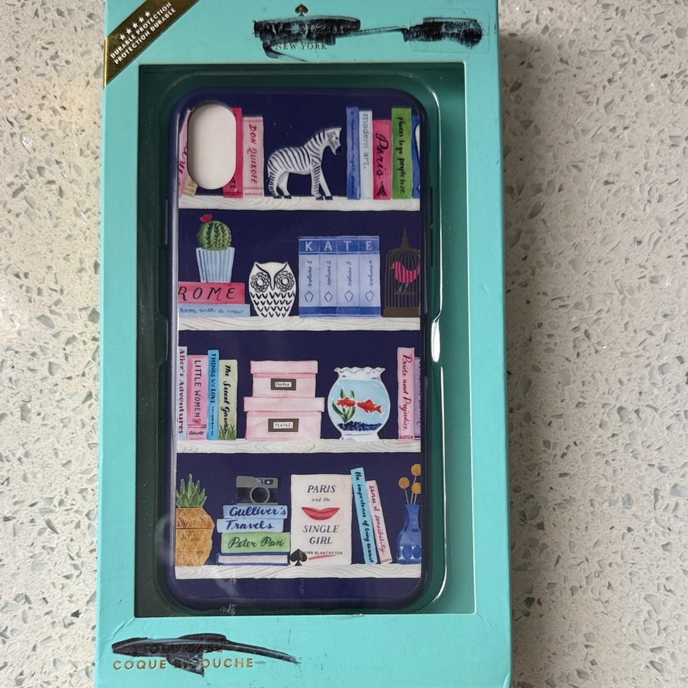 Kate Spade Multicolor Bookshelf Phone Case